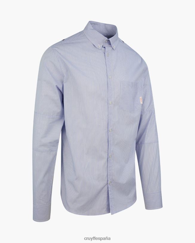 camisa bruno Cruyff hombres azul D6DNB836 camisa