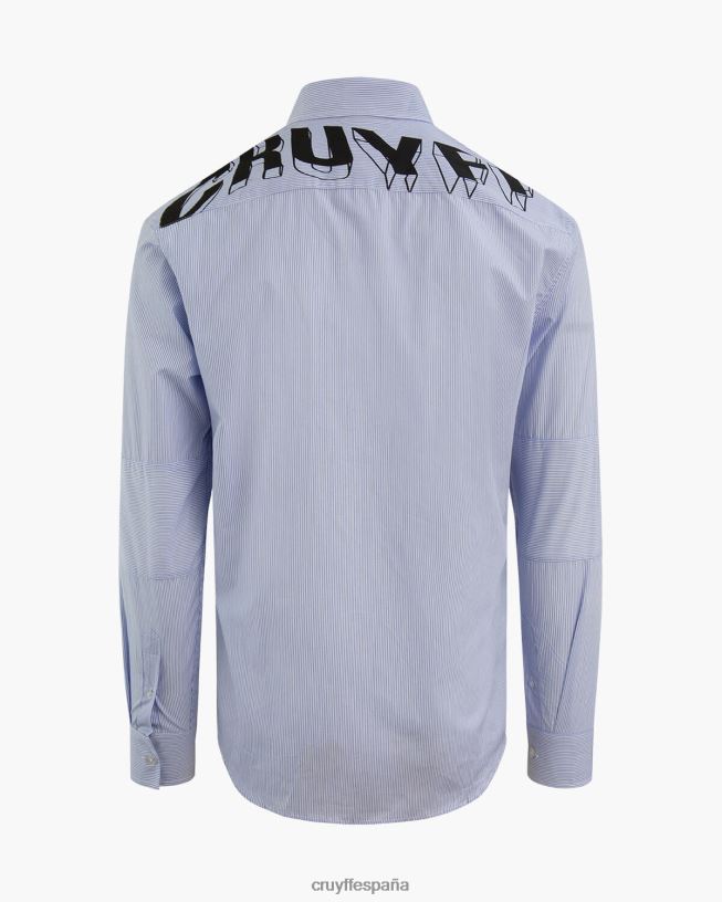 camisa bruno Cruyff hombres azul D6DNB836 camisa