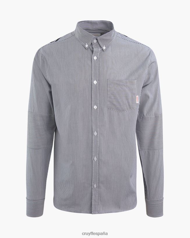 camisa bruno Cruyff hombres verde blanco D6DNB837 camisa