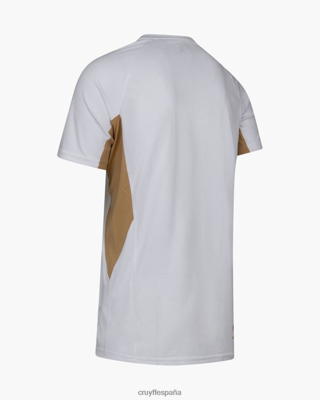 camisa de giro tecnológico Cruyff hombres Oro blanco D6DNB630 camiseta
