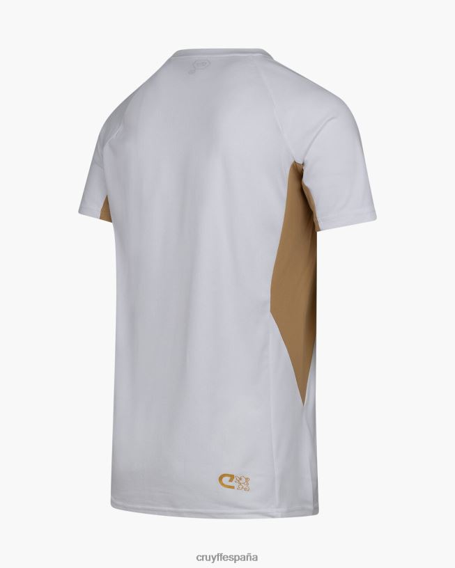 camisa de giro tecnológico Cruyff hombres Oro blanco D6DNB630 camiseta