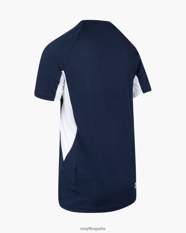 camisa de giro tecnológico Cruyff hombres azul marino/blanco D6DNB632 camiseta