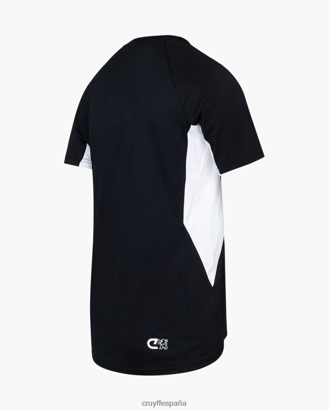 camisa de giro tecnológico Cruyff hombres blanco negro D6DNB686 camiseta