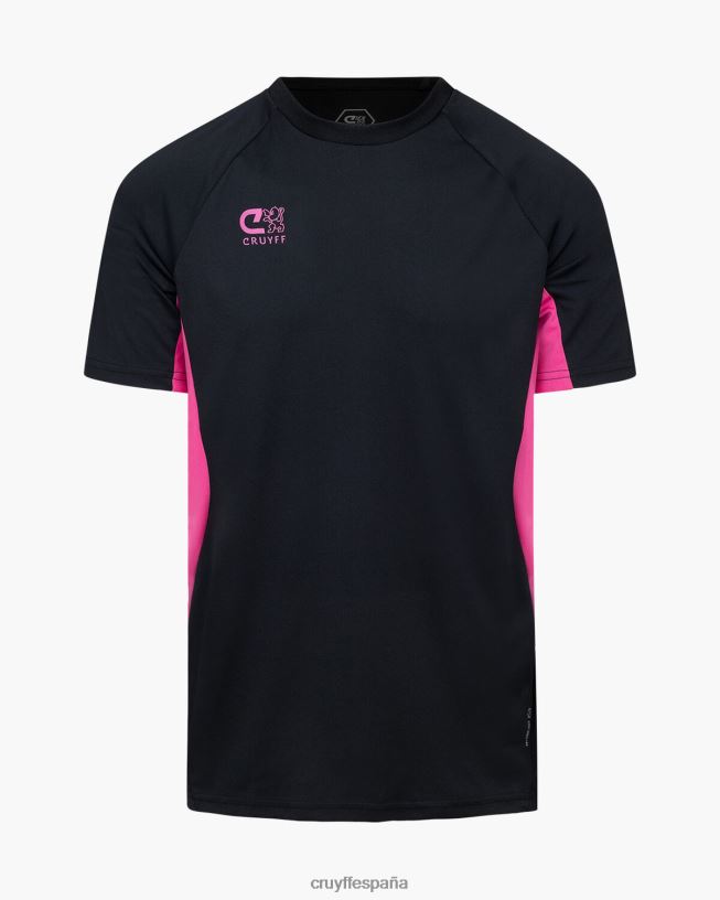 camisa de giro tecnológico Cruyff hombres negro/varios D6DNB671 camiseta