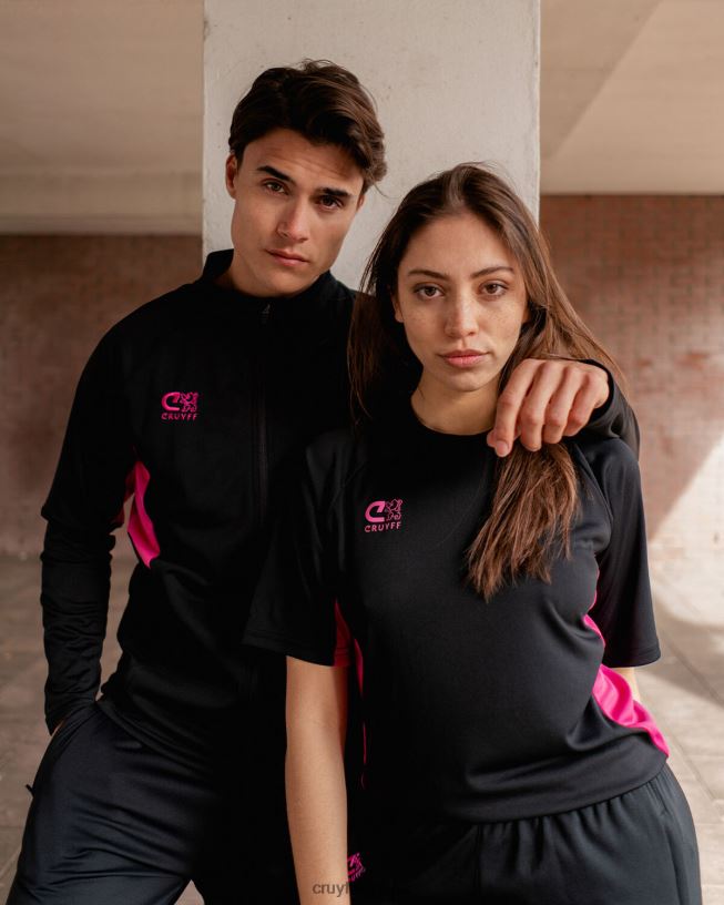 camisa de giro tecnológico Cruyff hombres negro/varios D6DNB671 camiseta