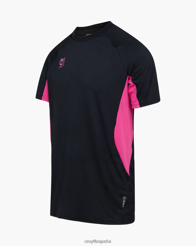 camisa de giro tecnológico Cruyff hombres negro/varios D6DNB671 camiseta
