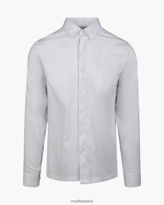 camisa jiron Cruyff hombres blanco D6DNB447 camisa
