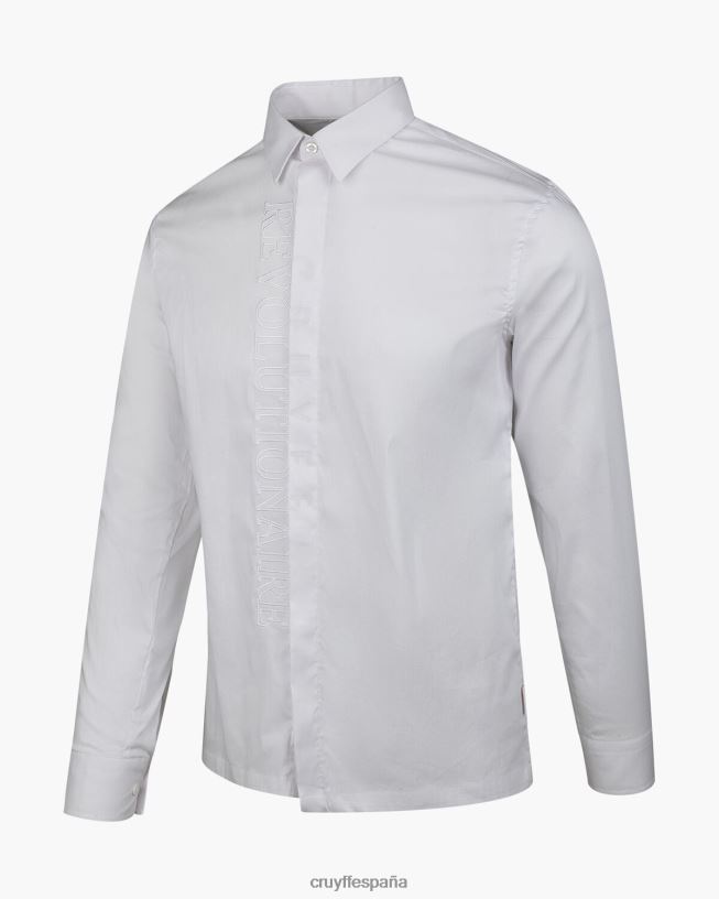 camisa jiron Cruyff hombres blanco D6DNB447 camisa