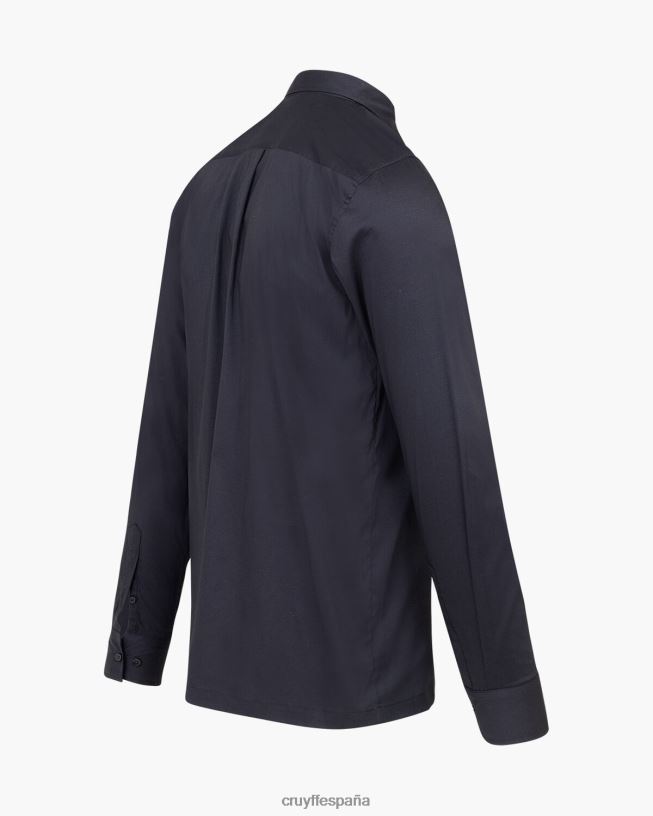 camisa jiron Cruyff hombres negro D6DNB446 camisa