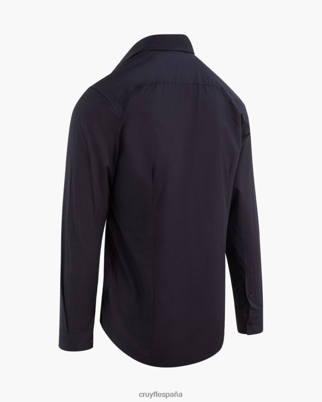 camisa yago Cruyff hombres negro D6DNB834 camisa