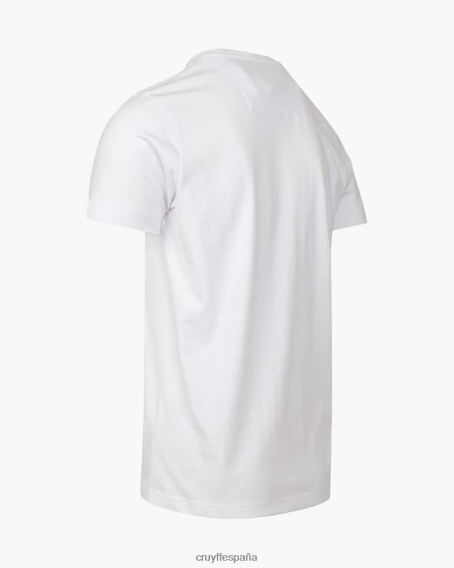 camiseta alex Cruyff hombres blanco D6DNB199 camiseta