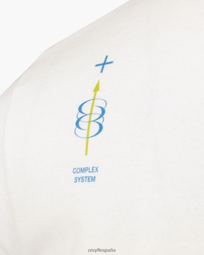camiseta alex Cruyff hombres blanco D6DNB199 camiseta