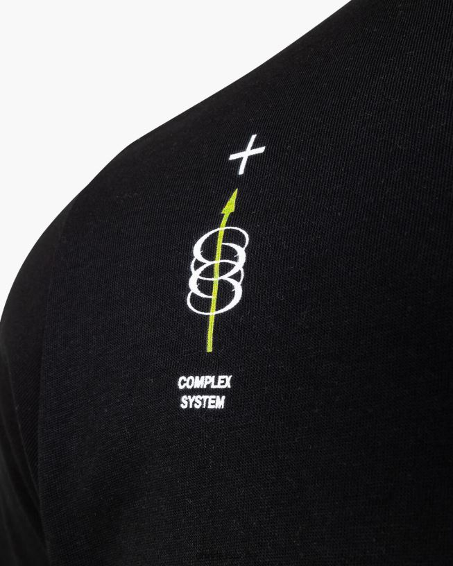 camiseta alex Cruyff hombres negro D6DNB198 camiseta