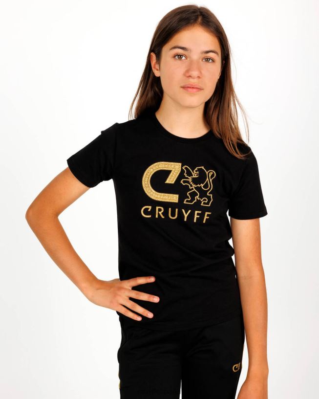 camiseta audaz Cruyff júnior negro D6DNB1130 camiseta