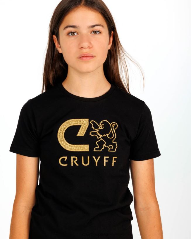 camiseta audaz Cruyff júnior negro D6DNB1130 camiseta