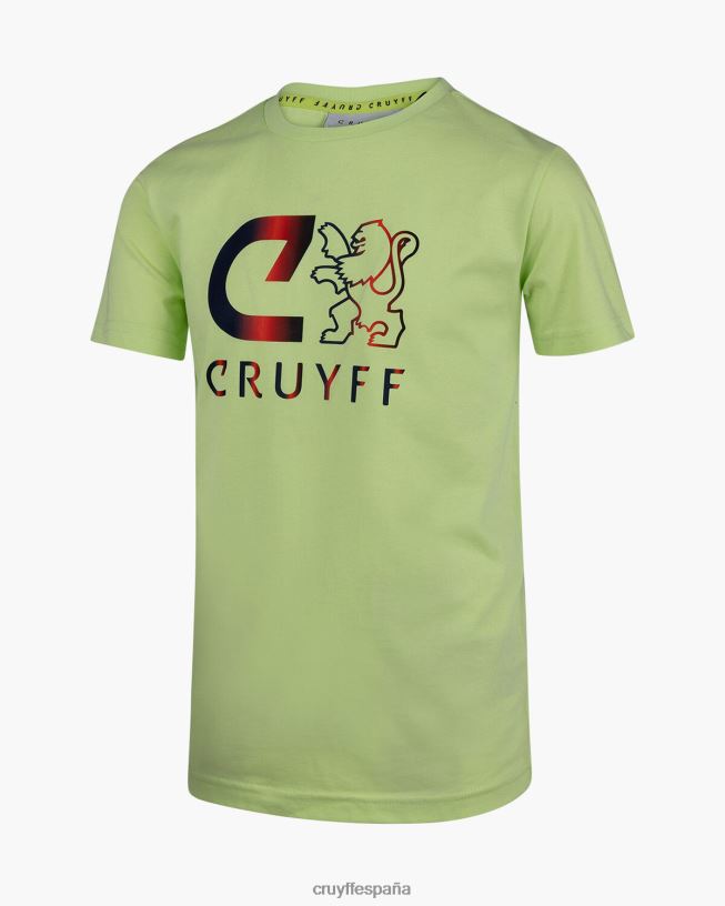 camiseta básica Cruyff hombres amarillo D6DNB1207 camiseta