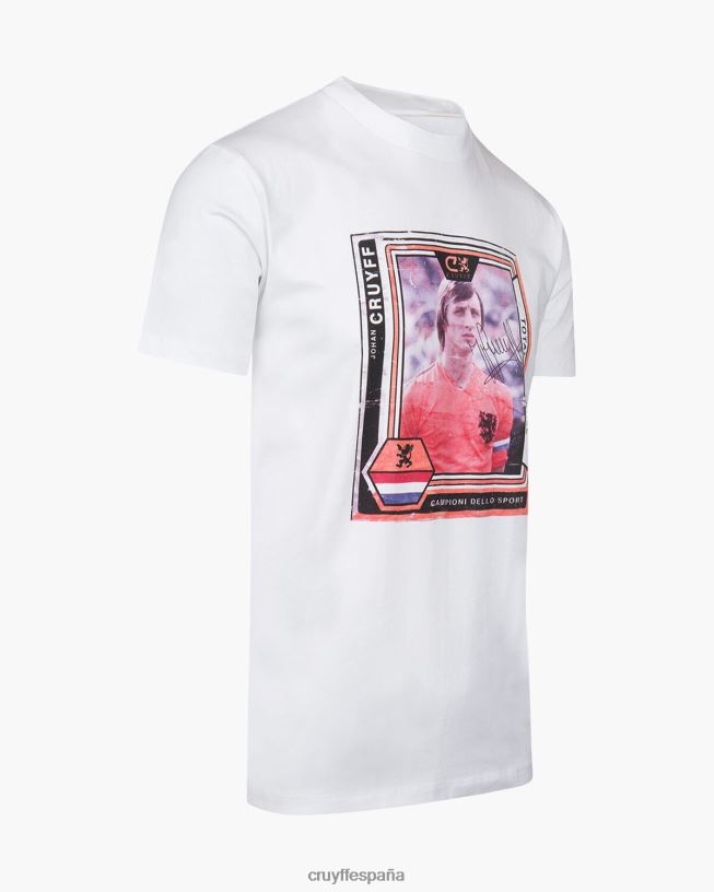 camiseta conmemorativa nl Cruyff hombres blanco D6DNB783 camiseta