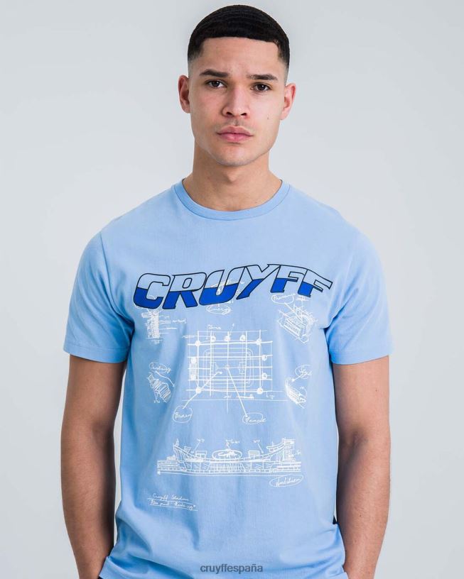 camiseta de aimar Cruyff hombres azul D6DNB885 camiseta