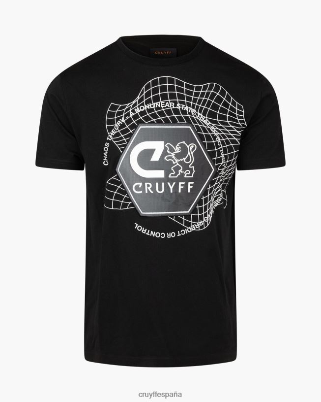 camiseta de ayudante Cruyff hombres negro D6DNB276 camiseta
