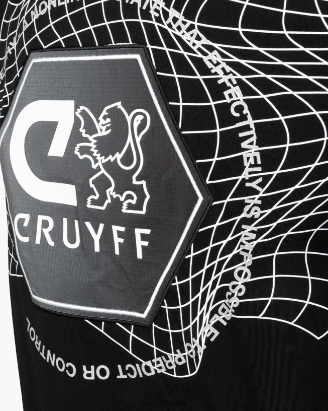 camiseta de ayudante Cruyff hombres negro D6DNB276 camiseta