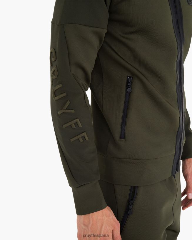 camiseta de buceo morera Cruyff hombres verde D6DNB781 chaqueta