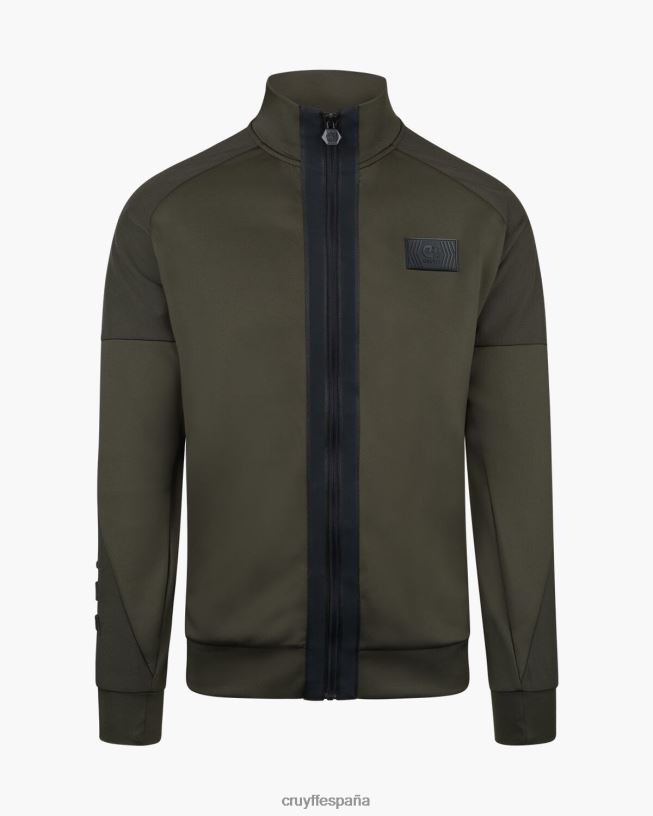 camiseta de buceo morera Cruyff hombres verde D6DNB781 chaqueta