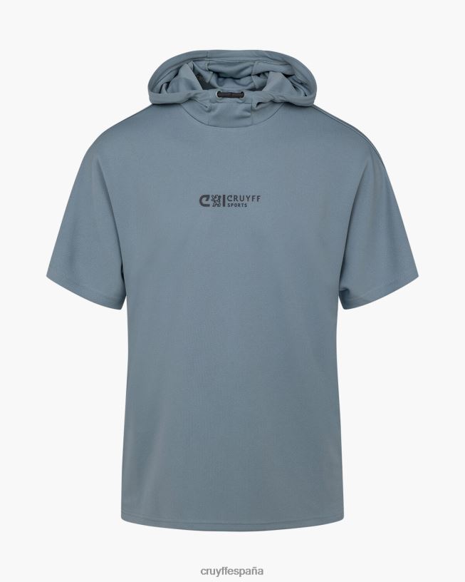 camiseta de caja Cruyff hombres azul D6DNB282 camiseta