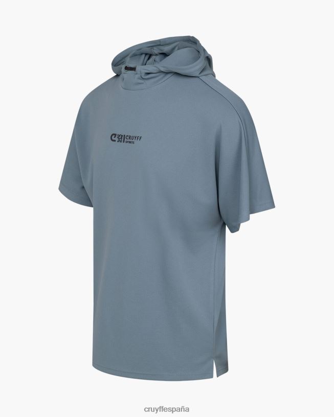 camiseta de caja Cruyff hombres azul D6DNB282 camiseta