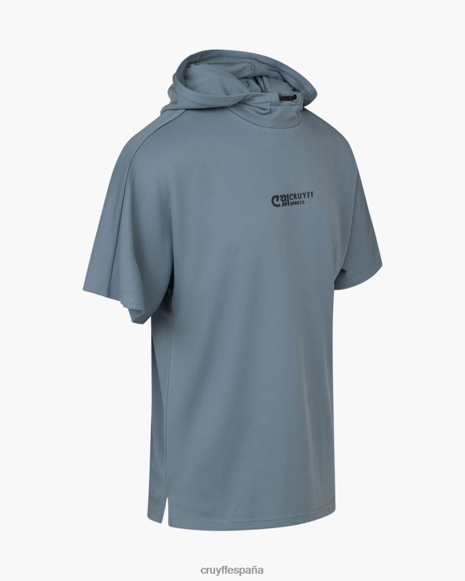 camiseta de caja Cruyff hombres azul D6DNB282 camiseta