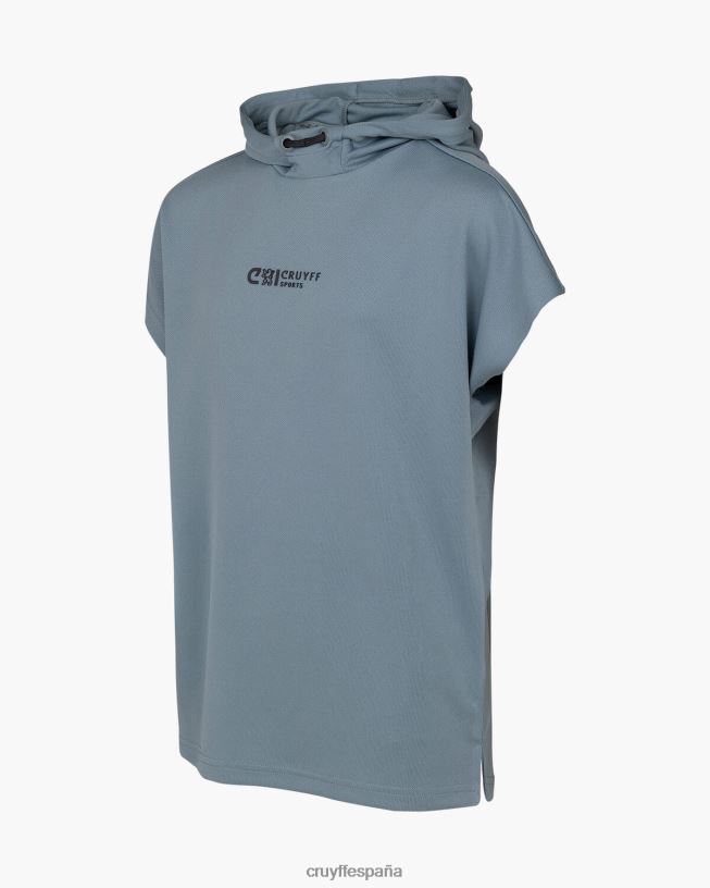 camiseta de caja Cruyff júnior azul D6DNB1109 camiseta