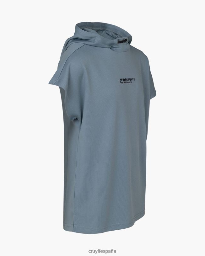 camiseta de caja Cruyff júnior azul D6DNB1109 camiseta