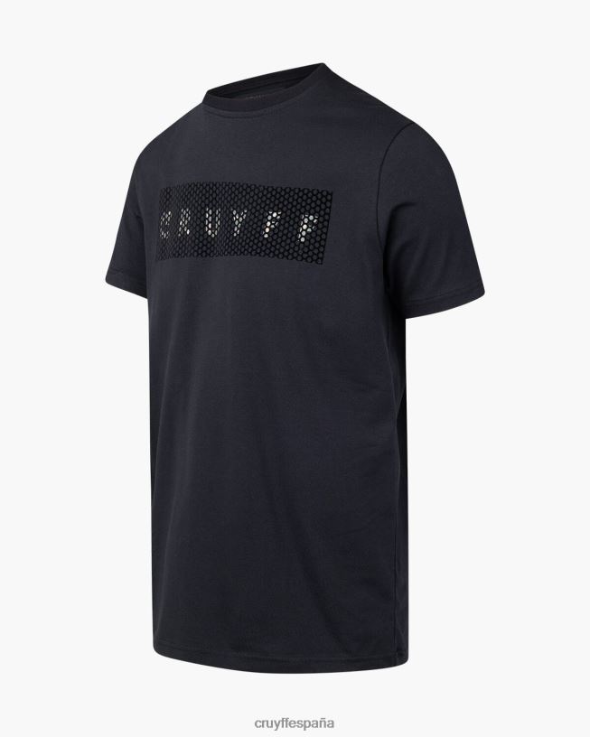 camiseta de camuflaje Cruyff hombres negro D6DNB603 camiseta