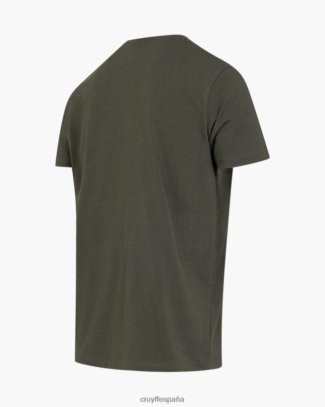 camiseta de camuflaje Cruyff hombres verde D6DNB601 camiseta
