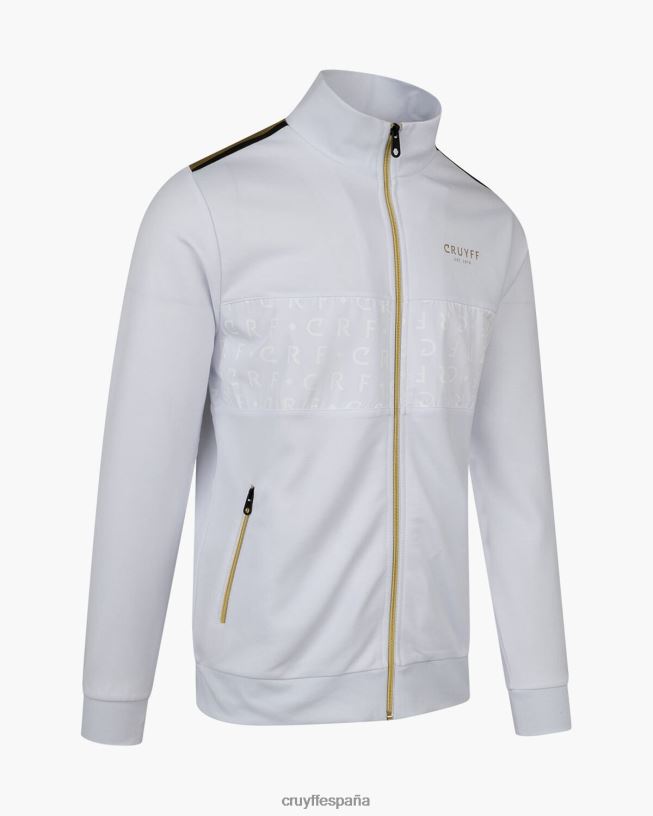 camiseta de chándal gregorio Cruyff hombres Oro blanco D6DNB34 chaqueta