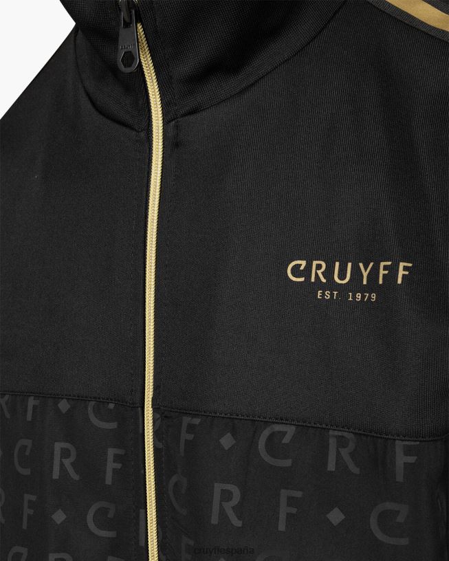 camiseta de chándal gregorio Cruyff hombres negro D6DNB33 chaqueta