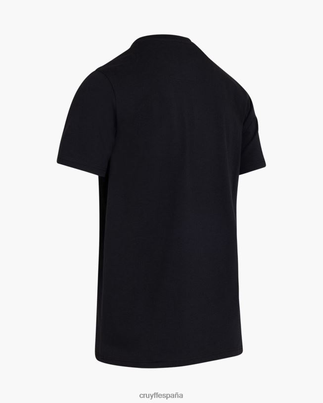 camiseta de colombo Cruyff hombres negro D6DNB254 camiseta