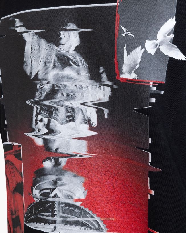 camiseta de colombo Cruyff hombres negro D6DNB254 camiseta