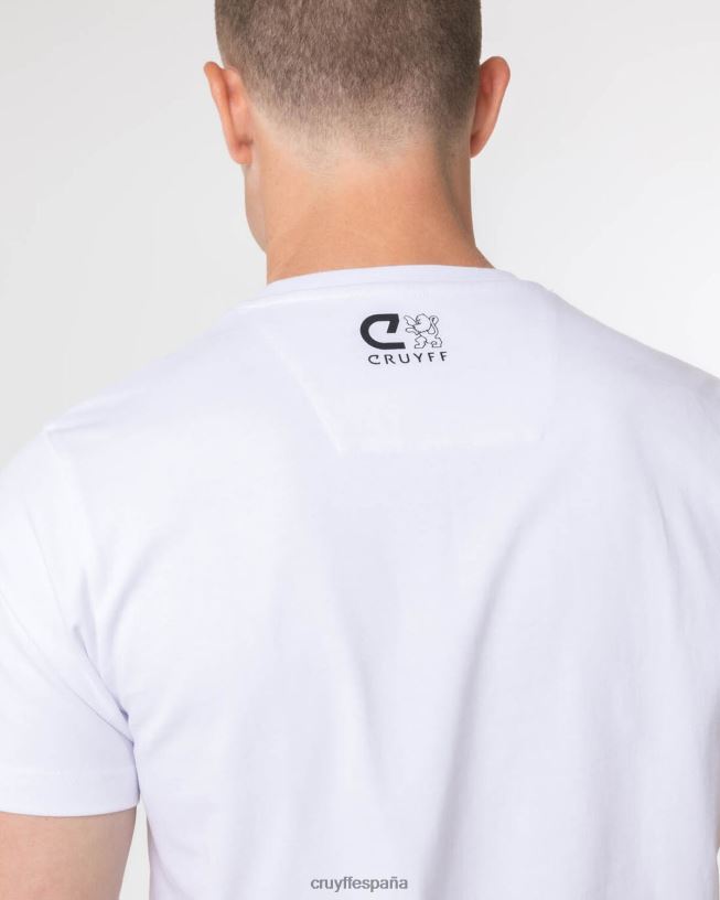 camiseta de culebra Cruyff hombres blanco D6DNB576 camiseta