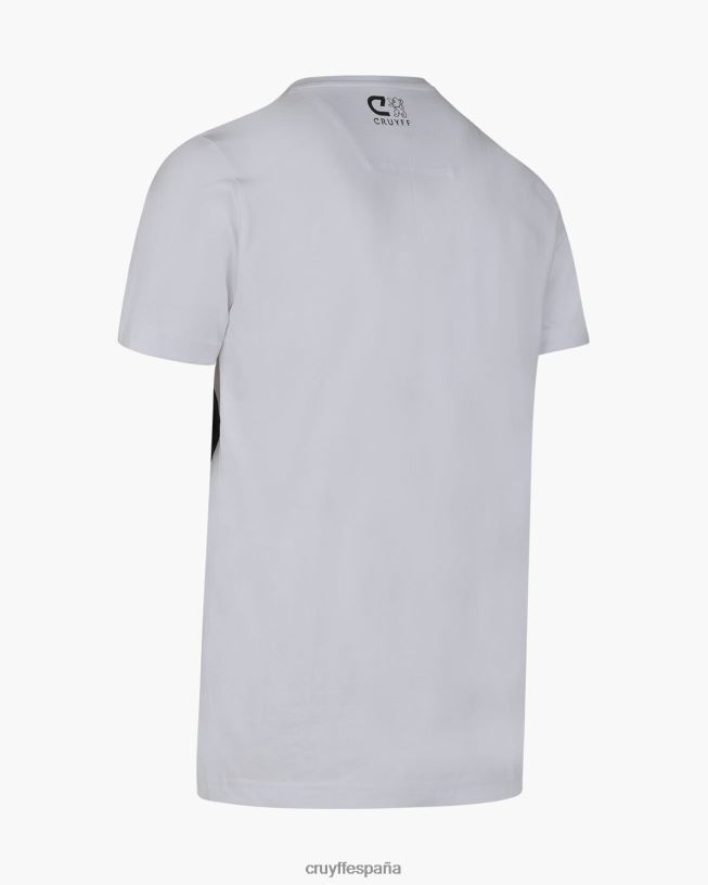camiseta de culebra Cruyff hombres blanco D6DNB576 camiseta