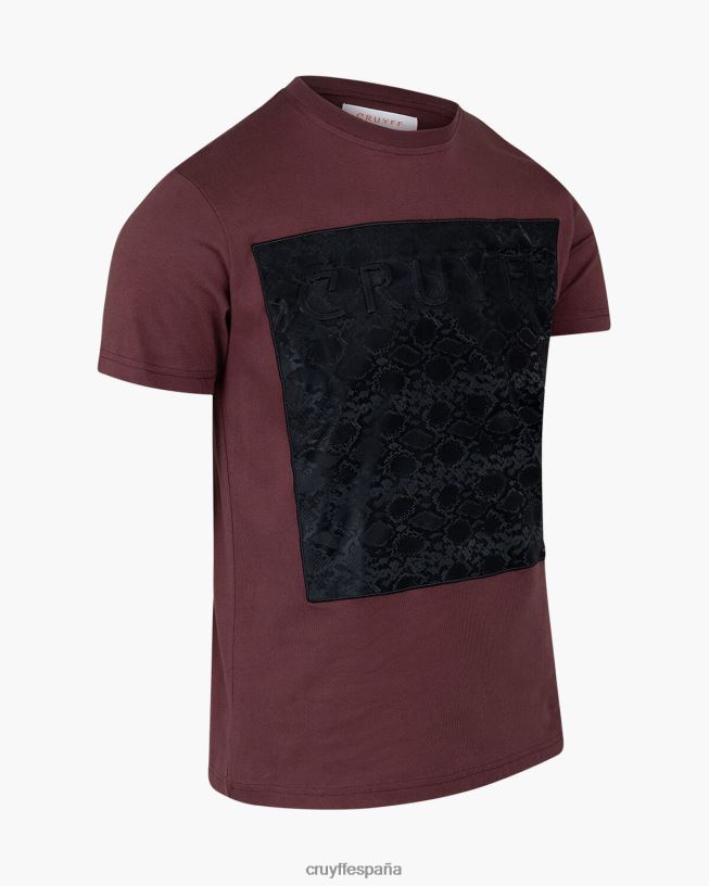 camiseta de culebra Cruyff hombres marrón oscuro D6DNB575 camiseta
