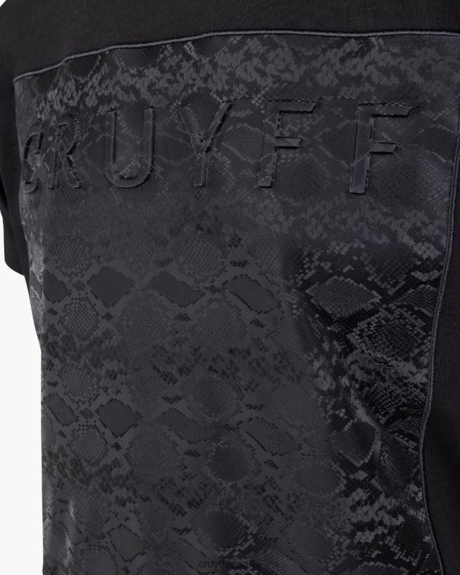 camiseta de culebra Cruyff hombres negro D6DNB577 camiseta