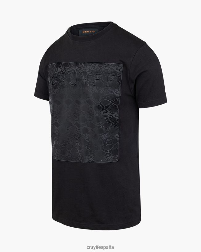 camiseta de culebra Cruyff hombres negro D6DNB577 camiseta