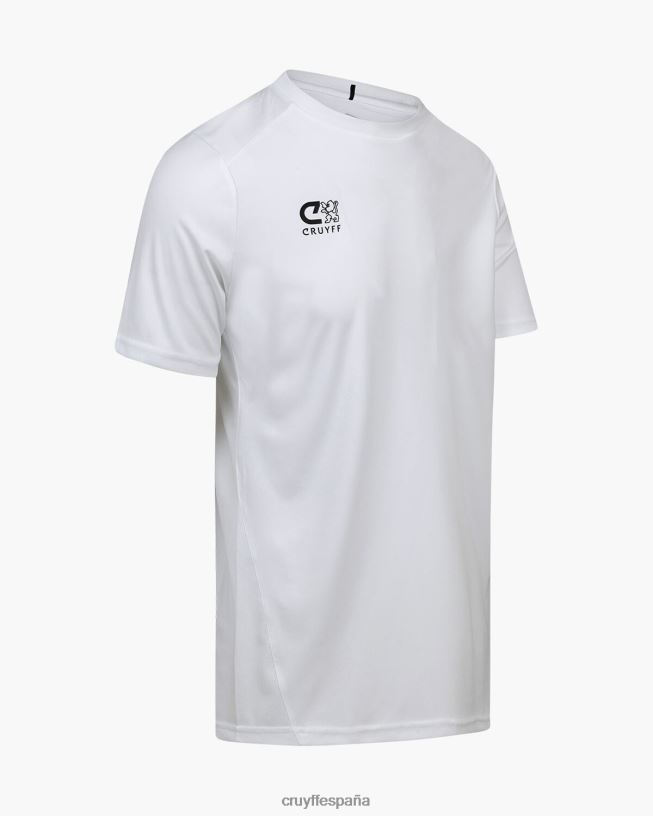 camiseta de entrenamiento Cruyff hombres blanco D6DNB627 camiseta