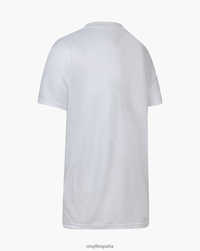 camiseta de entrenamiento Cruyff hombres blanco D6DNB627 camiseta