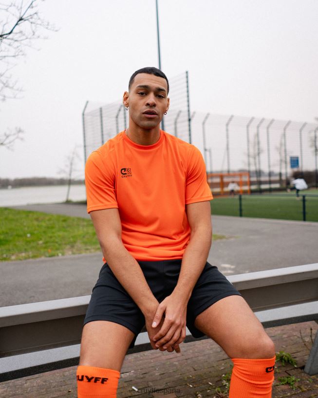 camiseta de entrenamiento Cruyff hombres naranja D6DNB629 camiseta