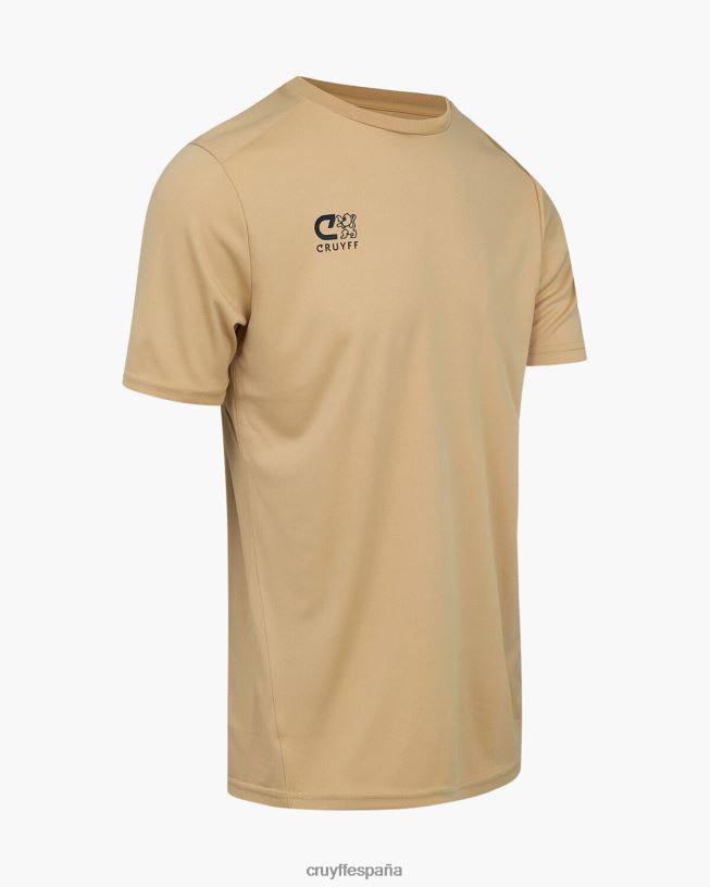 camiseta de entrenamiento Cruyff hombres oro D6DNB633 camiseta