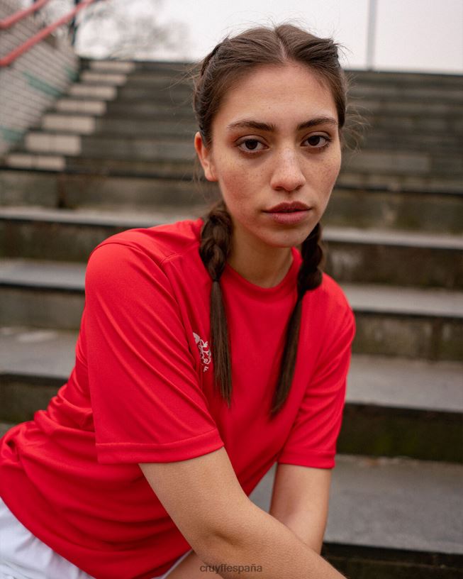 camiseta de entrenamiento Cruyff hombres rojo D6DNB628 camiseta