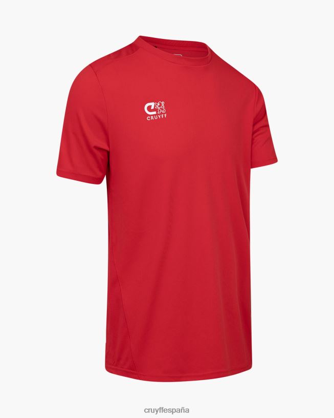 camiseta de entrenamiento Cruyff hombres rojo D6DNB628 camiseta