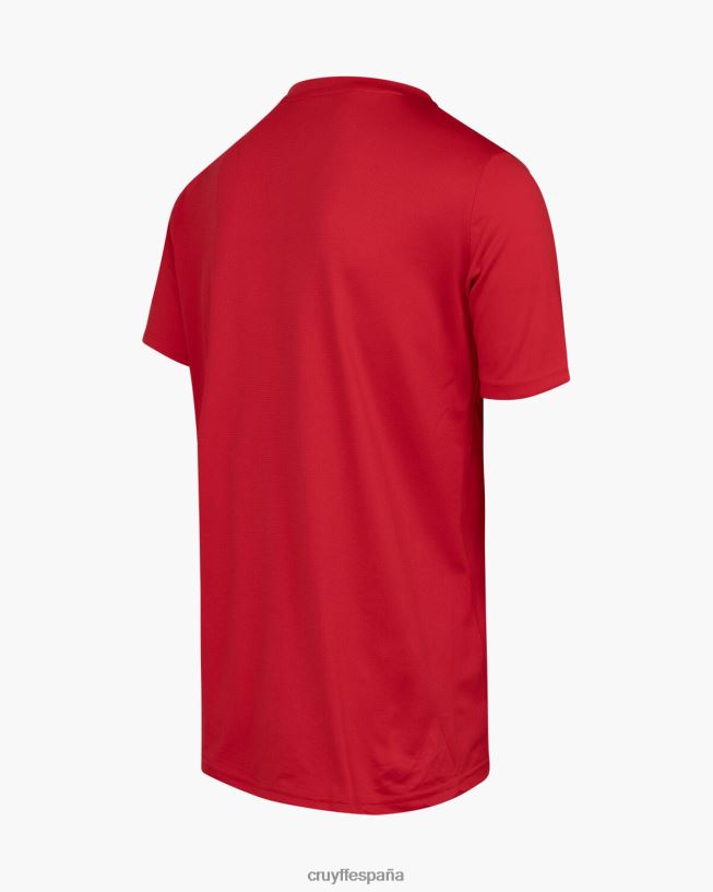 camiseta de entrenamiento Cruyff hombres rojo D6DNB628 camiseta