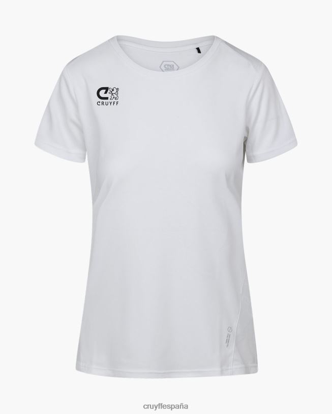 camiseta de entrenamiento Cruyff mujer blanco D6DNB1008 camisa